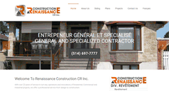 Desktop Screenshot of construction-renaissance.com