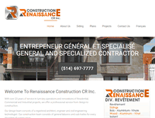 Tablet Screenshot of construction-renaissance.com